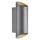 Nordlux Nico Outdoor Wall Light Aluminium Anthracite | Suitable for 2x GU10