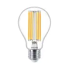 Philips Classic LEDbulb E27 Pear Filament Clear 13W 2000lm - 827 Extra Warm White | Replaces 120W