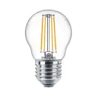 Philips Master Value LEDluster E27 Ball Filament Clear 3.4W 470lm - 927 Extra Warm White | Best Colour Rendering - Dimmable - Replaces 40W