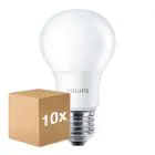 Multipack 10x Philips Corepro LEDbulb E27 Pear Frosted 8W 806lm - 830 Warm White | Replaces 60W
