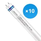 Multipack 10x Philips LEDtube T8 MASTER (HF) High Output 20W 3100lm - 840 Cool White | 150cm - Dimmable - Replaces 58W