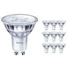 Multipack 10x Philips Corepro LEDspot GU10 PAR16 3W 230lm 36D - 830 Warm White | Dimmable - Replaces 35W