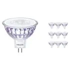 Multipack 10x Philips Master Value LEDspot GU5.3 MR16 7.5W 630lm 60D - 930 Warm White | Best Colour Rendering - Dimmable - Replaces 50W