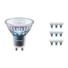 Multipack 10x Philips MASTER LEDspot ExpertColor GU10 PAR16 3.9W 265lm 25D - 927 Extra Warm White | Best Colour Rendering - Dimmable - Replaces 35W
