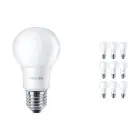 Multipack 10x Philips Corepro LEDbulb E27 Pear Frosted 8W 806lm - 840 Cool White | Replaces 60W