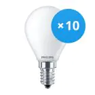 Multipack 10x Philips Corepro LEDluster E14 Ball Frosted 2.2W 250lm - 827 Extra Warm White | Replaces 25W