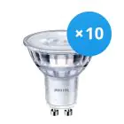 Multipack 10x Philips Corepro LEDspot GU10 PAR16 3W 240lm 36D - 840 Cool White | Dimmable - Replaces 35W