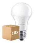 Multipack 10x Philips CorePro LEDbulb E27 Pear Frosted 13W 1521lm - 840 Cool White | Replaces 100W