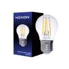 Noxion Lucent Lustre LED E27 Ball Filament Clear 4.5W 470lm - 827 Extra Warm White | Dimmable - Replaces 40W