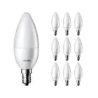 Multipack 10x Philips Corepro LEDcandle E14 Frosted 5W 470lm - 827 Extra Warm White | Replaces 40W