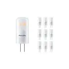 Multipack 10x Philips Corepro LEDcapsule G4 1W 120lm - 830 Warm White | Replaces 10W