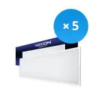 Multipack 5x Noxion LED Panel Ecowhite V3.0 36W 3700lm - 830 Warm White | 120x30cm