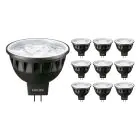 Multipack 10x Philips Master LEDspot GU5.3 MR16 7.5W 500lm 36D - 930 Warm White | Best Colour Rendering - Dimmable - Replaces 50W
