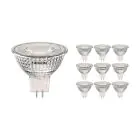 Multipack 10x Noxion LEDspot 12V GU5.3 7.5W 830 60D 621lm | Dimmable - Warm White - Replaces 50W