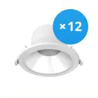 Multipack 12x Noxion LED Downlight Apollo 20W 2500lm 60D - 830 Warm White | 220mm - UGR 
