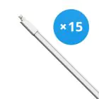 Multipack 15x LED Waterproof Batten 50W 5500lm - 840 Cool White | 150cm