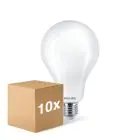 Multipack 10x Philips Corepro LEDbulb E27 Pear Frosted 23W 3452lm - 827 Extra Warm White | Replaces 200W