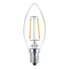 Philips Corepro LEDcandle E14 Filament Clear 2W 250lm - 827 Extra Warm White | Replaces 25W