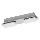 Ledvance Smart+ Wifi LED Wall Light Bathroom Silver 15W 1100lm - 830-865 Tunable White | IP44