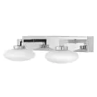 Ledvance Smart+ Wifi LED Wall Light Bathroom Silver 12W 800lm - 830-865 Tunable White | IP44