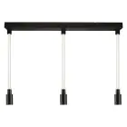 Ledvance Decor Glow Pendulum Black 28W 1400lm - 927 Extra Warm White | 700mm - Best Colour Rendering