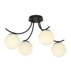 Emibig Ceiling Light Boston Steel Black | Suitable for 4x E14 - Max 10W