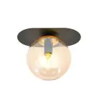 Emibig Ceiling Light Plaza Steel Black | Suitable for 1x E14 - Max 10W