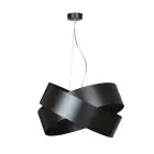 Emibig Pendant Vieno Steel Black | Suitable for 2x E27 - Max 15W