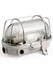 Interlight Bulkhead Bulley White Bakelite max. 25W | 195x135mm - IP54 - Suitable for 1x E27