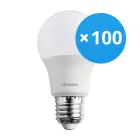 Multipack 100x Noxion Pro LED E27 Pear Frosted 9W 806lm - 822-827 Dim To Warm | Dimmable - Replaces 60W