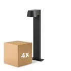 Multipack 4x D'Lite Garden Light Lira Black 7W 600lm 830 Warm White | IP54