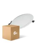 Multipack 6x Ledvance LED Downlight Value DN180 17W 1350lm 110D - 830 Warm White | 192mm 