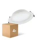 Multipack 4x Ledvance LED Downlight Alu DN200 25W 2250lm 100D - 830 Warm White | 215mm - IP44