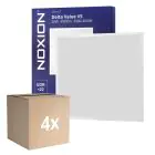 Multipack 4x Noxion LED Panel Delta Value V5 Backlit 28W 3920lm - 830-840 CCT | 60x60cm - UGR