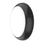 Noxion LED Bulkhead Pro V2 White 12/16/20W 2400lm - 830-840-865 CCT | 325mm - IP65 - Motion and Light Sensor - Emergency 3H + Ring Black